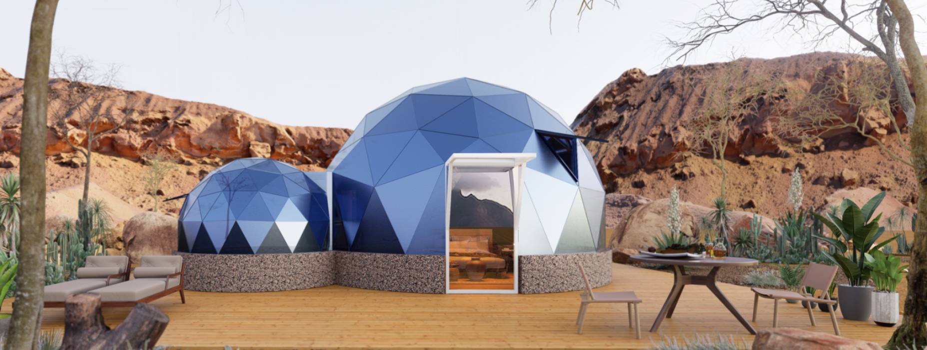 铁锋区球形智能光伏玻璃星空房